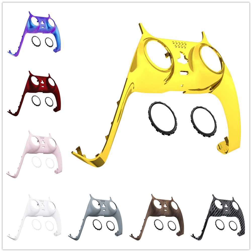 DIY Replacement Decorative Trim Shell Cover With Accent Rings For PS5 Controller