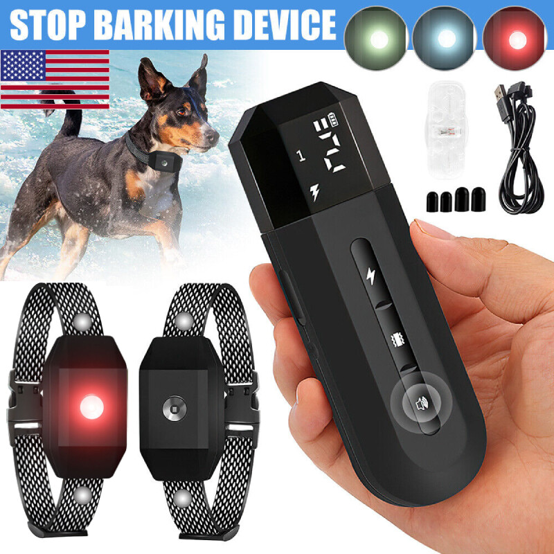 800M Anti Bark Electric Shock Pet Training E-Collar 1/2/3 Dogs Remote Control