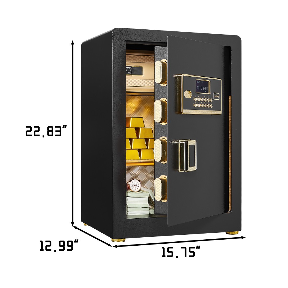 0.23CF Key+Password Safe, Mini Storage for Money & Docs