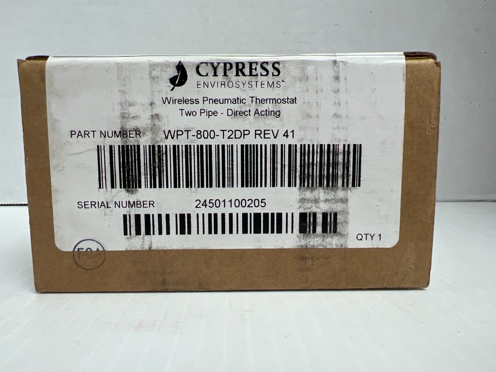 Cypress Envirosystems WPT-800-T2DP Wireless Pneumatic Thermostat *Open Box* O332