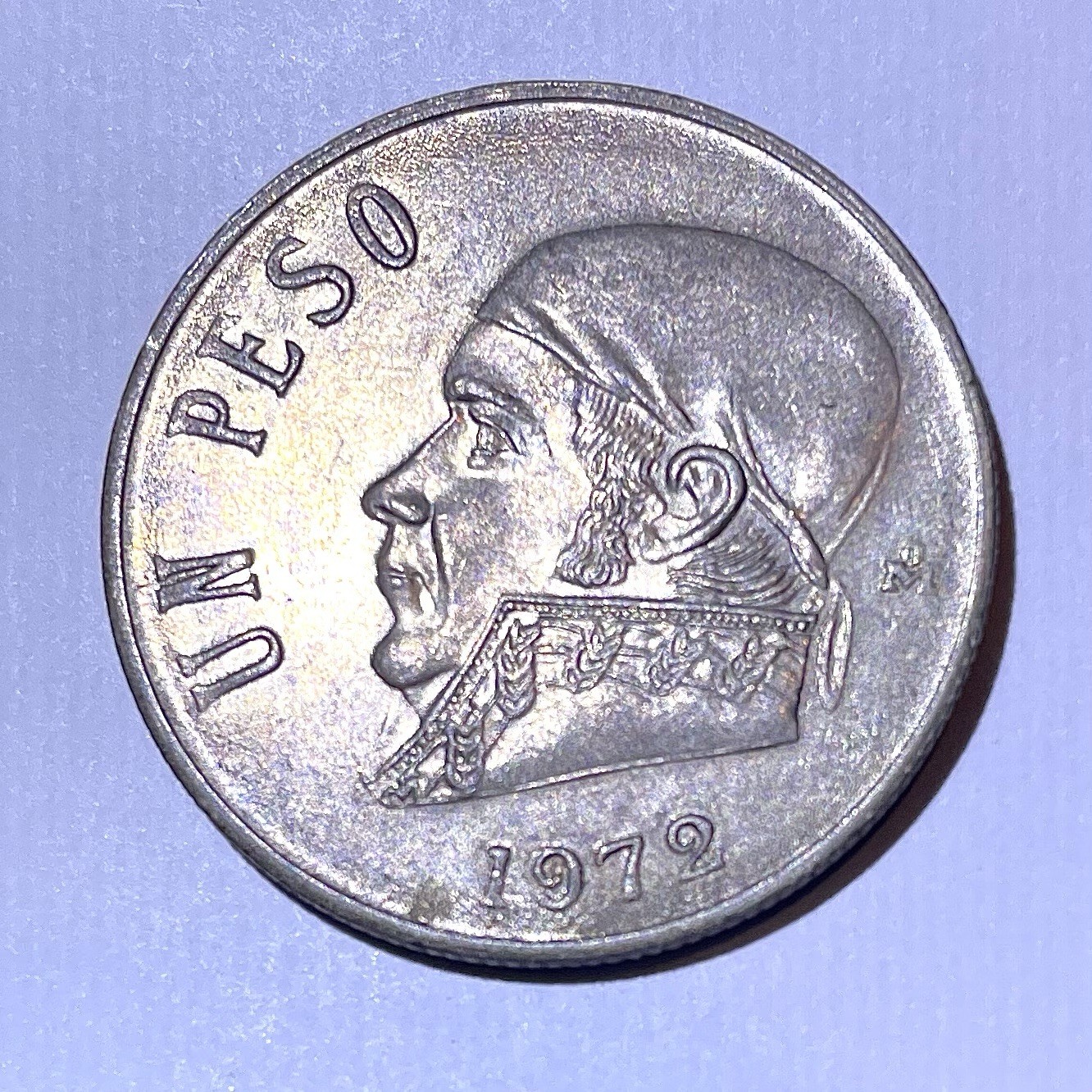 Mexico 1972 Un Peso Coin