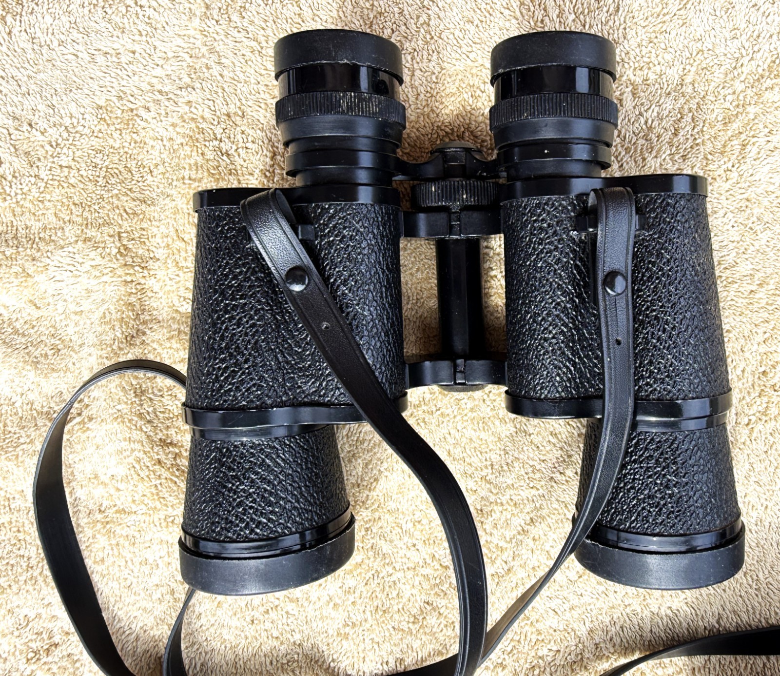 VINTAGE J.C. PENNY 7/35 MODEL NO. 0119 BINOCULARS IN ORIGINAL CASE & LENS PROTEC