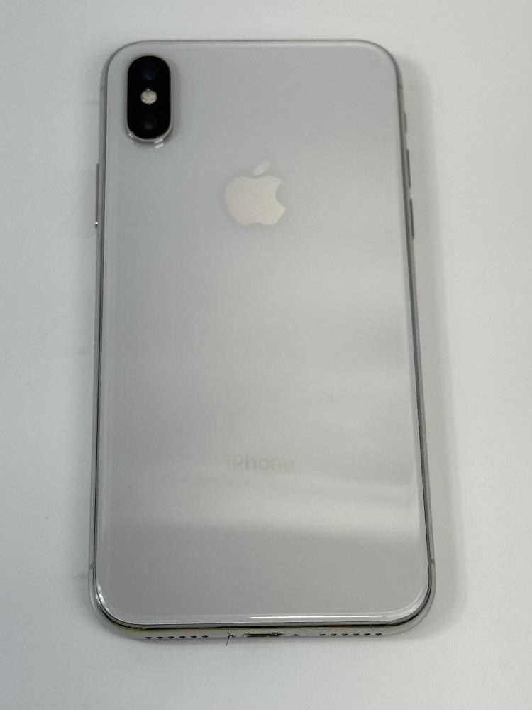 Apple iPhone X 256GB A1865 Silver (Unlocked) Smartphone - Good