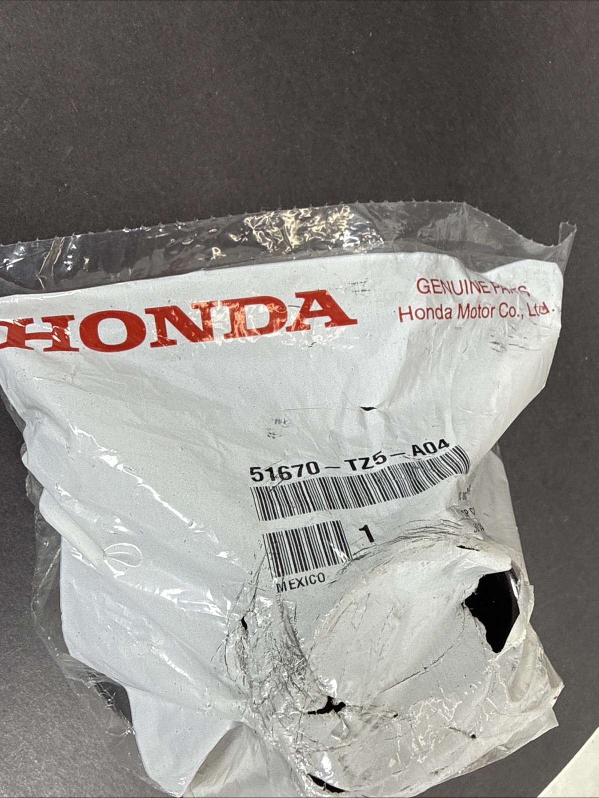 HONDA #51670-TZ5-A04 Rubber, FR. Shock Absorber Mounting 2016-2021 Honda - NEW!!