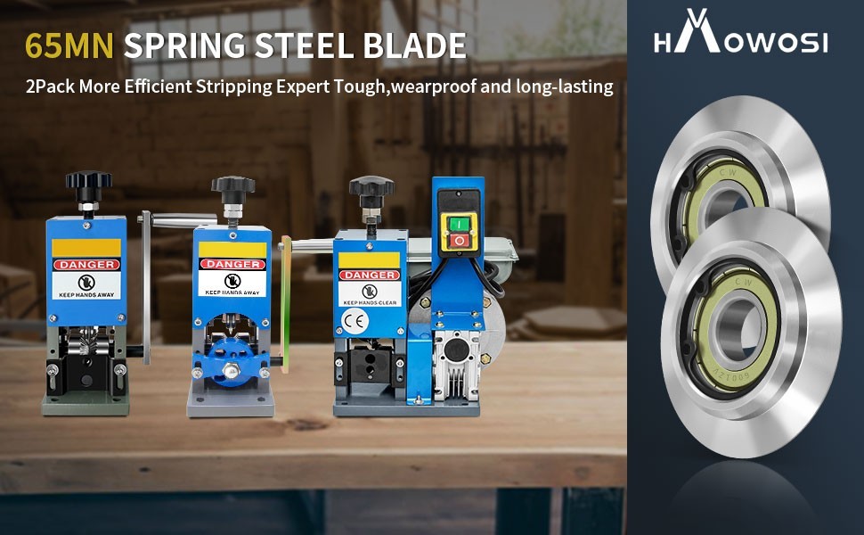 Upgraded Replacement Blade for Copper Wire Stripping Machine Powered Chrome 1PC
