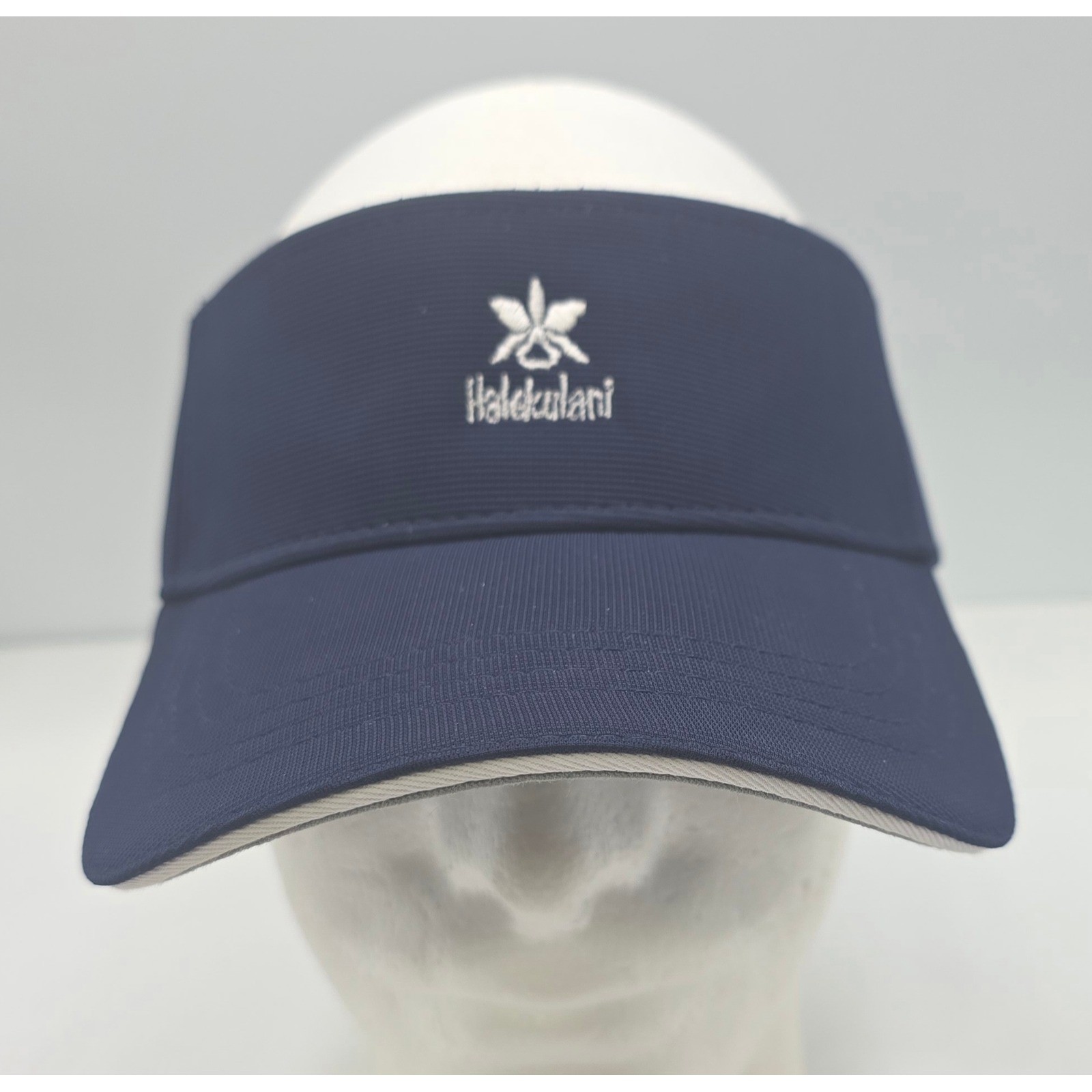 Antigua Halekulani Visor Strapback Navy Blue Performance technical Golf Hat Cap