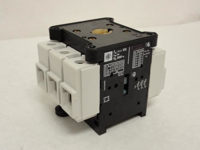 201145 Old-Stock; Telemecanique V3 Loadbreak Switchbody; 45A; 600V; 3-Pole