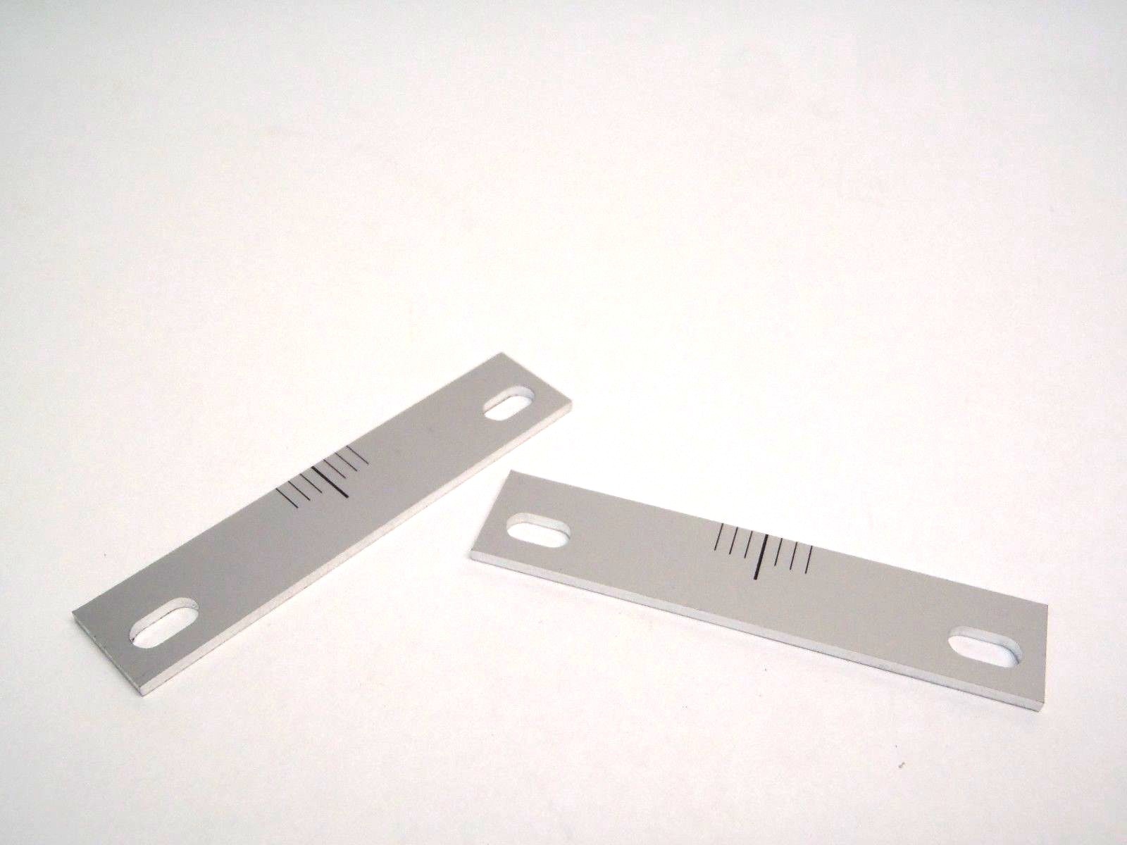 Lot of (2) ABB 3HAA1001-79 Straight Blank Sync Plate for IRB 640 Robot