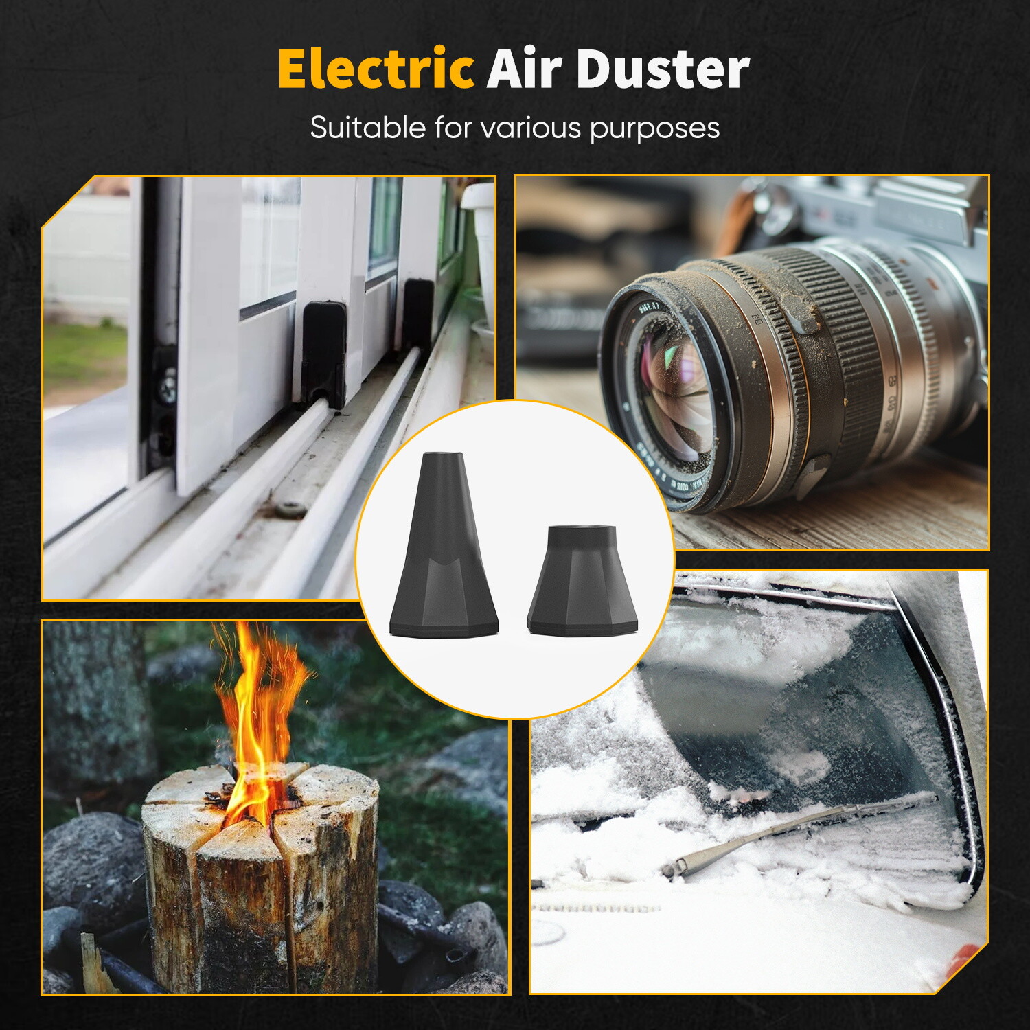 Wireless Compressed Air Duster Super Power Electric Air Duster Cleaner