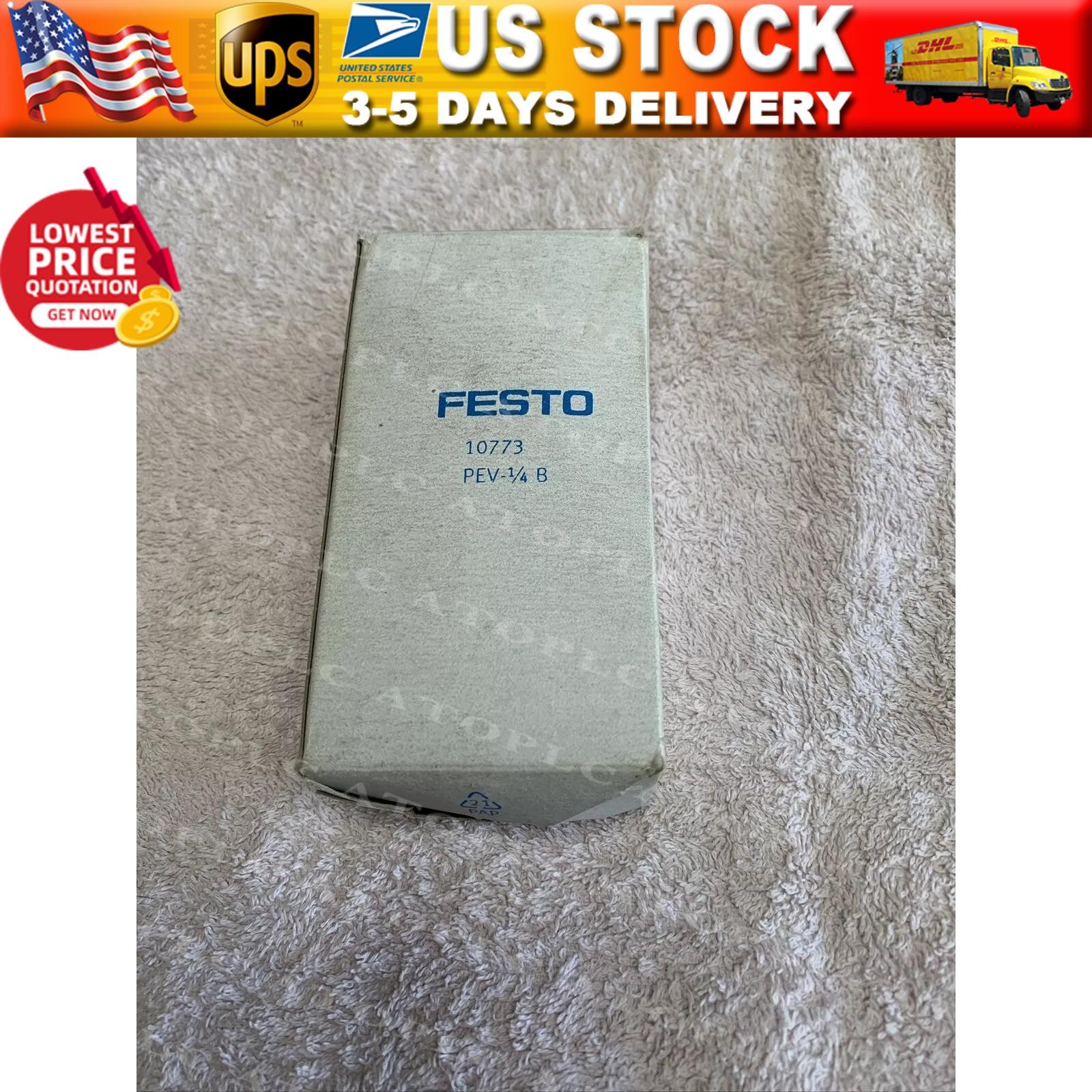 New Festo 10773 PEV-1/4-B Pressure Switch