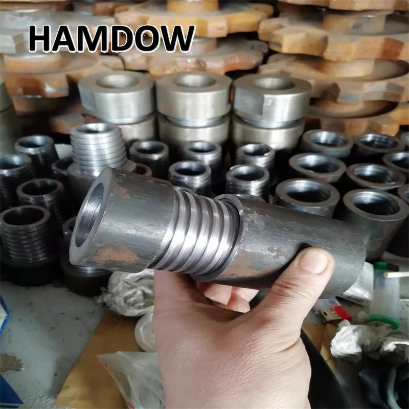 Drill Pipe Joint Thread Spiral Drill Rod Stem Water Well Drilling Connector