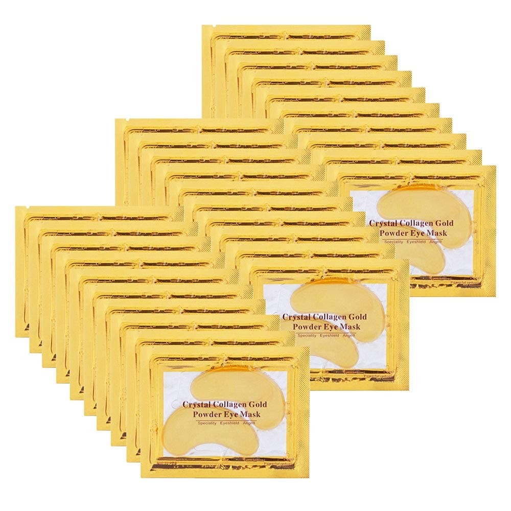 30 Pairs Under Eye Collagen Patches, Gold Moisturizing Mask, Under...