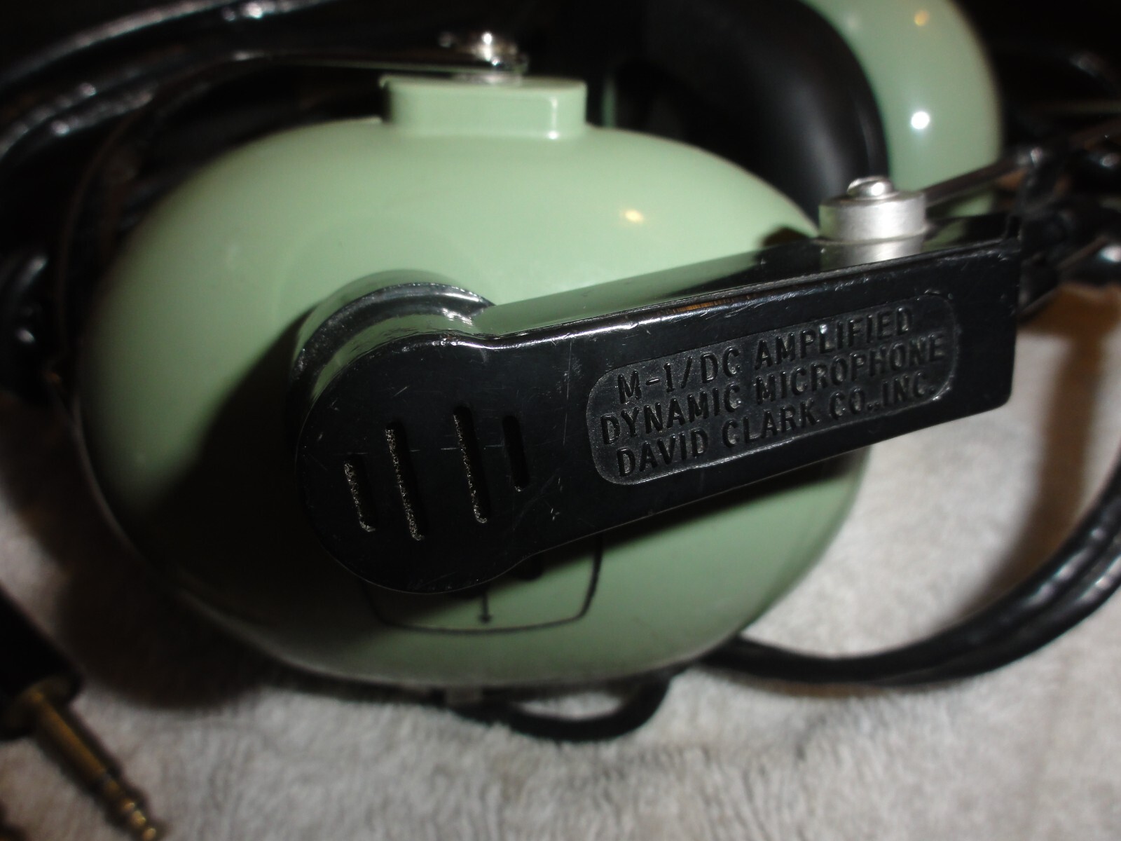 David Clark H10-30 Aviation Headset (Untested) & Microphone