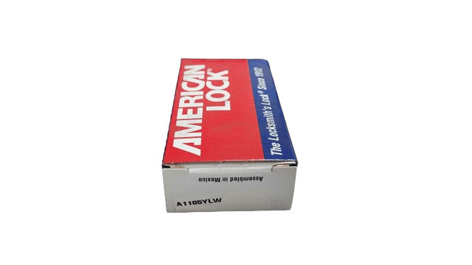 American Lock Solid Aluminum Padlocks - A1105YLW [ Yellow ]