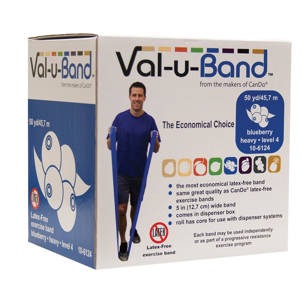 VAL-U-BAND, LATEX-FREE, BLUEBERRY (4), 50 YARD
