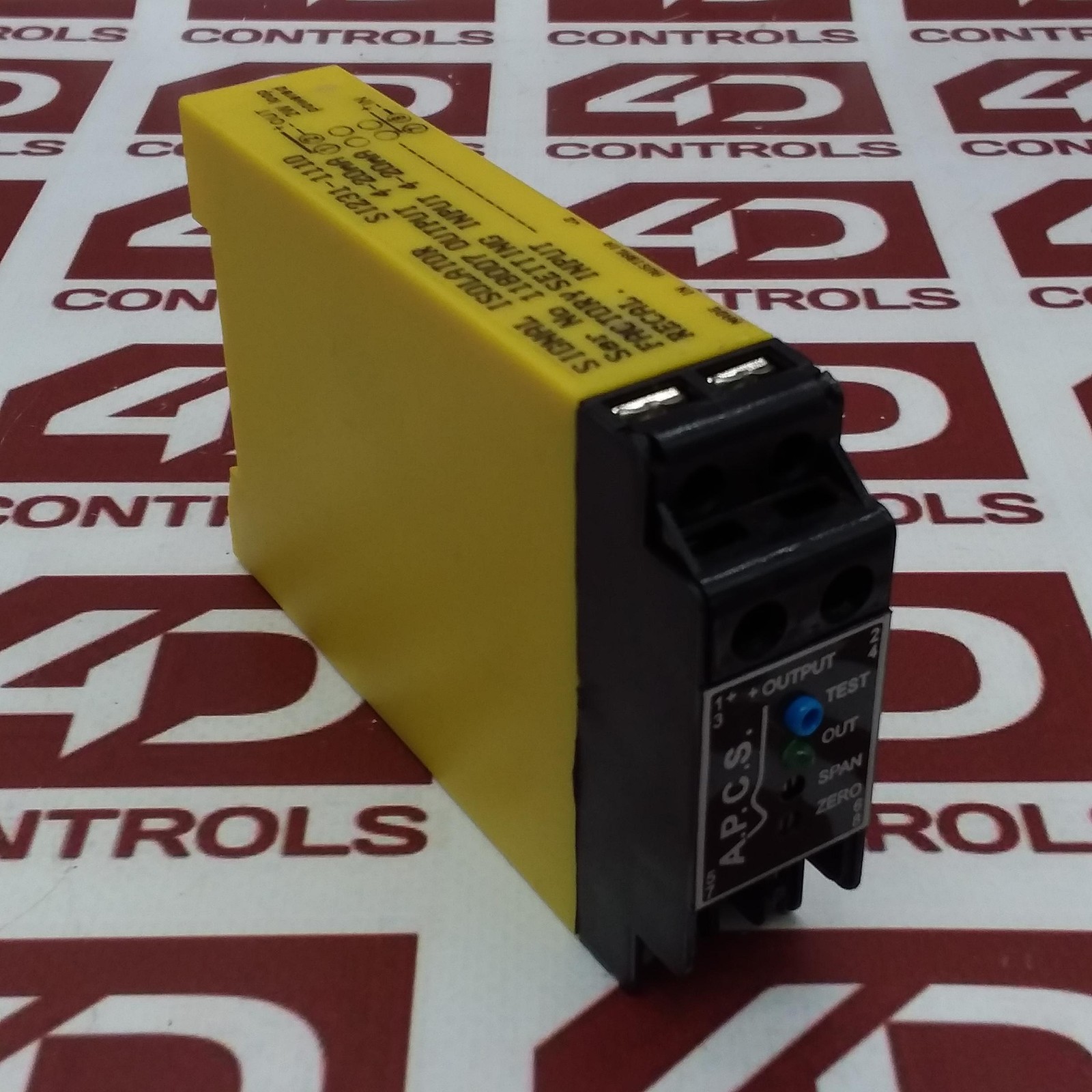 S1231-1110 | A.P.C.S | Signal Isolater, 4-20mA, 2 Wire, Used