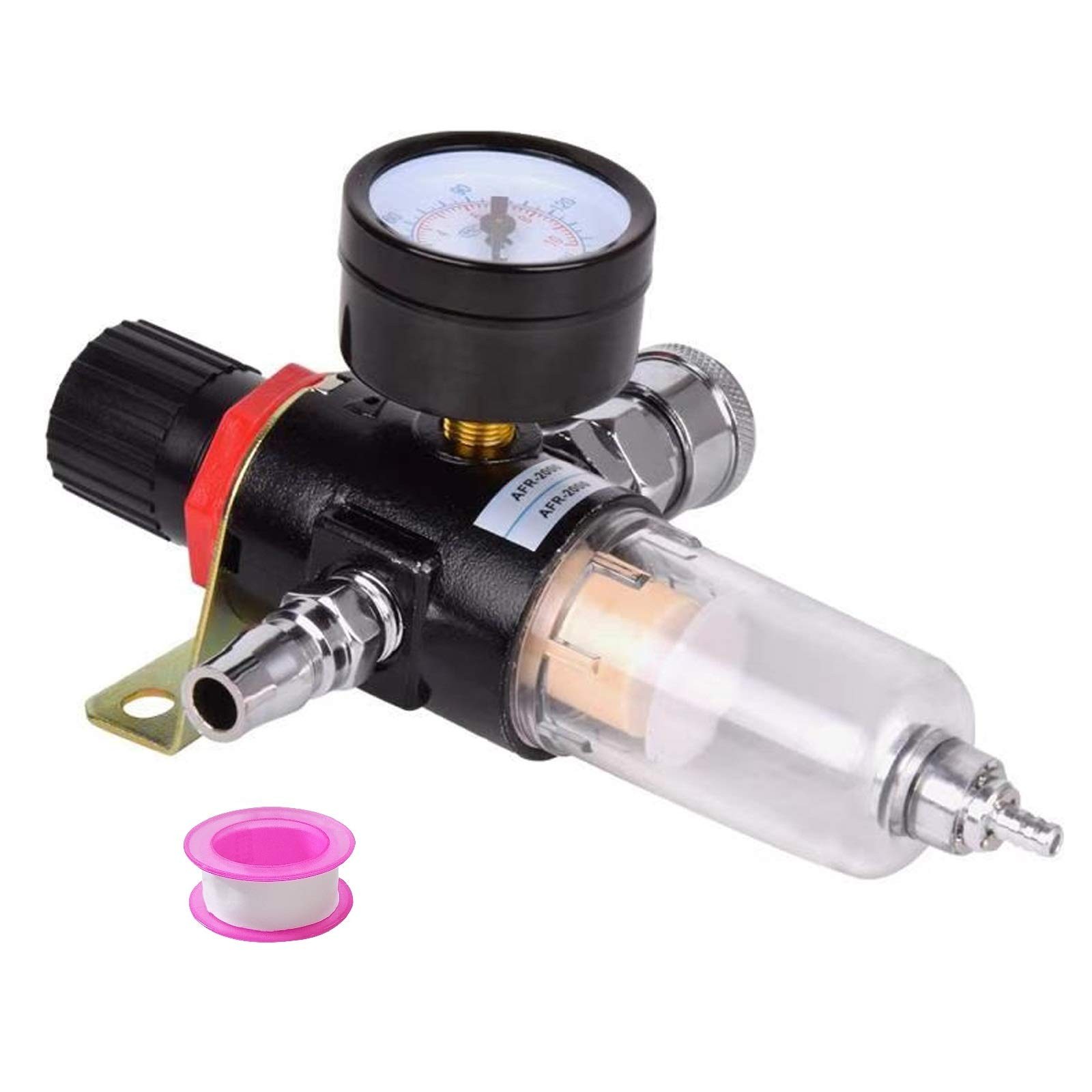 1/4" BSP Air Compressor Moisture Filter Trap Oil Water Separator Regulator