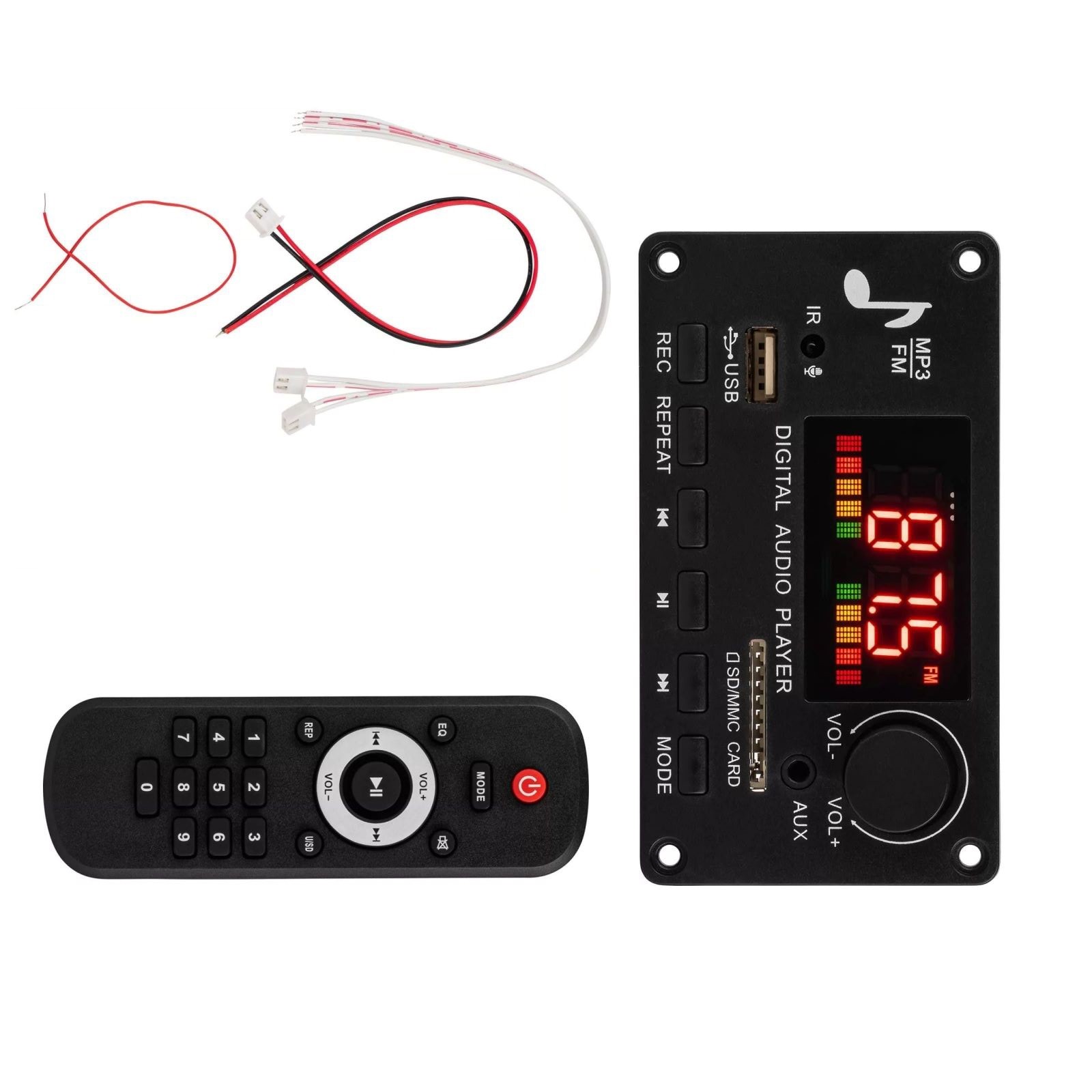 BT 5.0 Amplifier Decoder Board MP3/WMA/WAV/FLAC Multi-scenario Compatibility