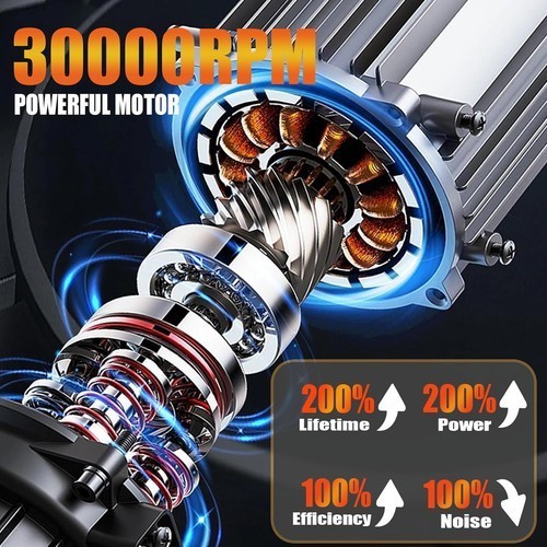 All Purpose Wireless Spray Gun,Adjustable Flow & Pattern,1000ml Capacity