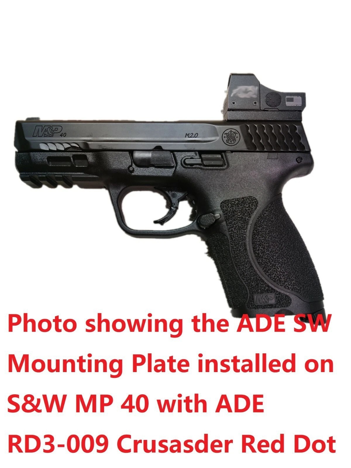 for Smith&Wesson SD9 MP SD40 Shield Plus Mount Plate for Doctor Insight Red Dot