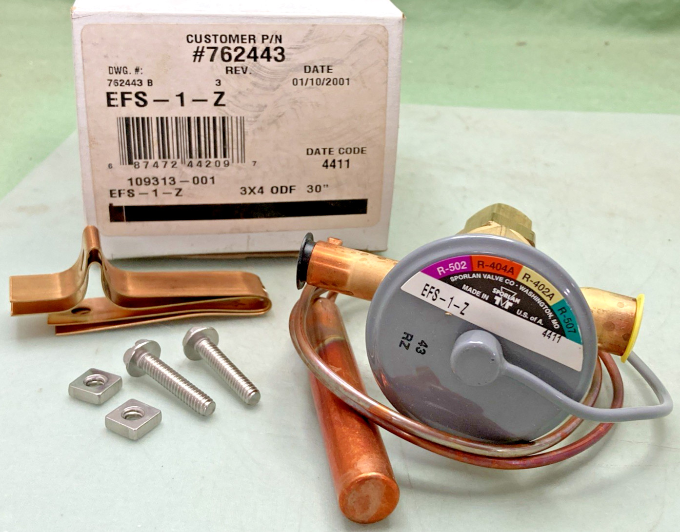 NEW REPLACES STOELTING 762443 THERMOSTATIC EXPANSION VALVE