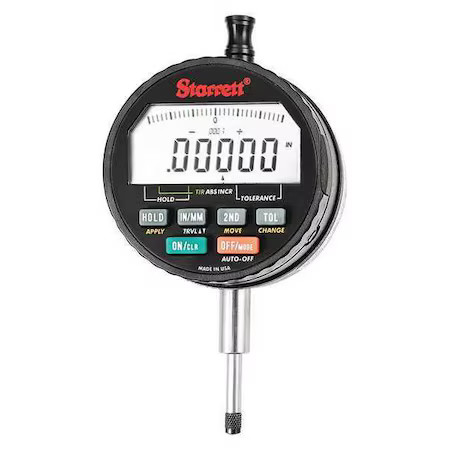 Starrett F2720ad Electronic Indicator, 0.6"/15Mm Range