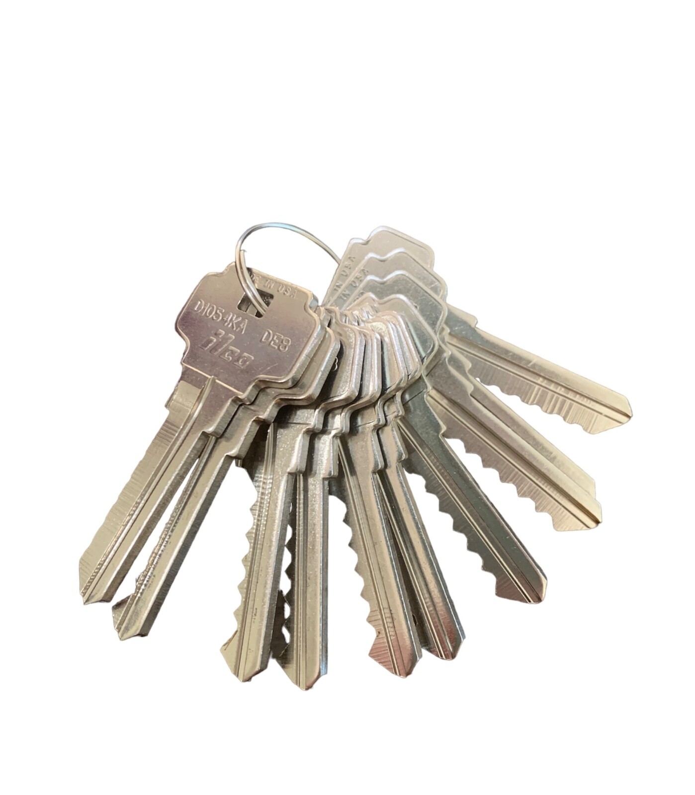 Dexter Large Pin DE6 D1054K A1054KD 54DR Commercial 6 Pin Space and Depth Keys
