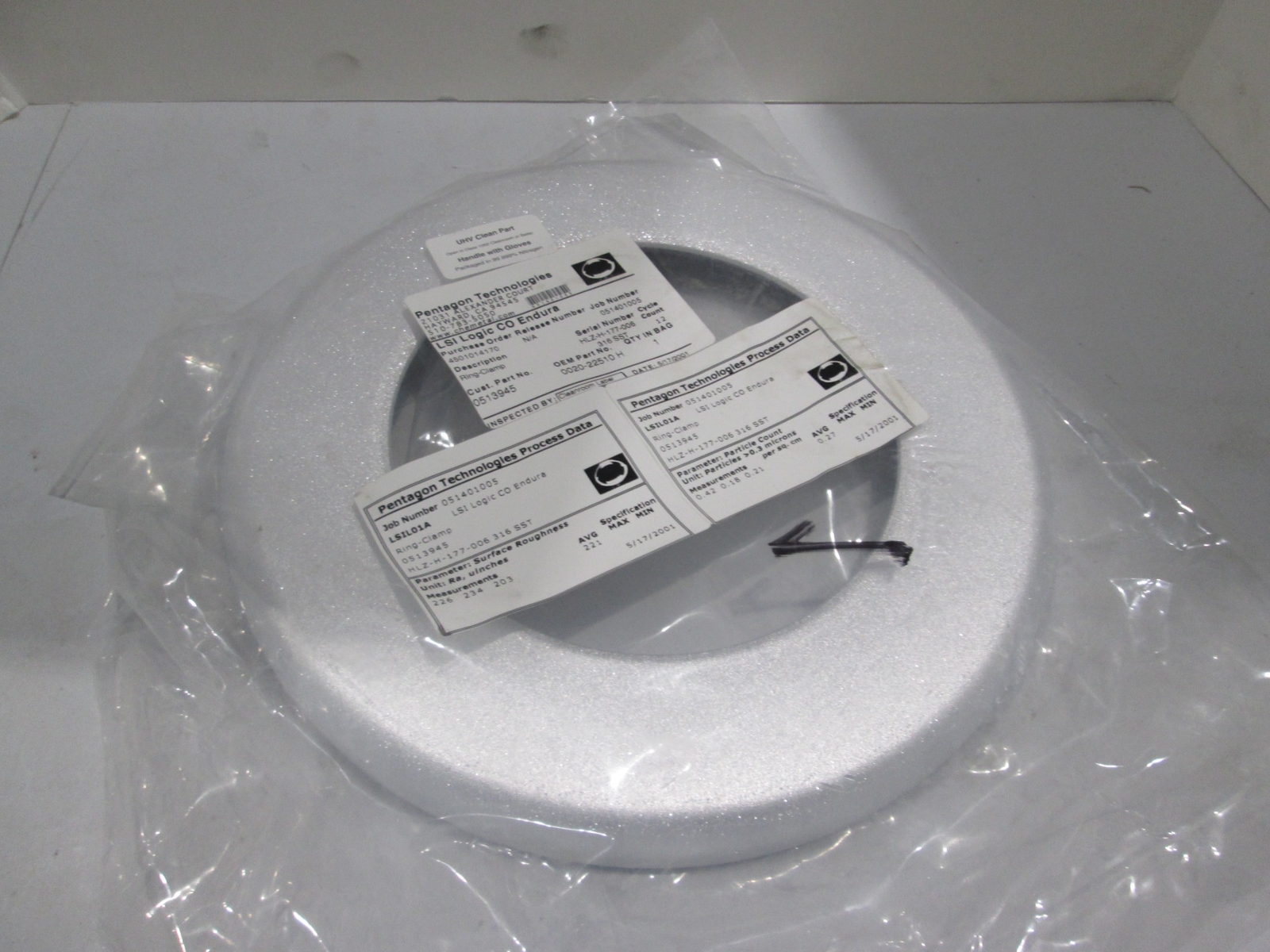 Pentagon Technlogies, LSI Logic CO Endura, 0020-22510H, Ring Clamp, New