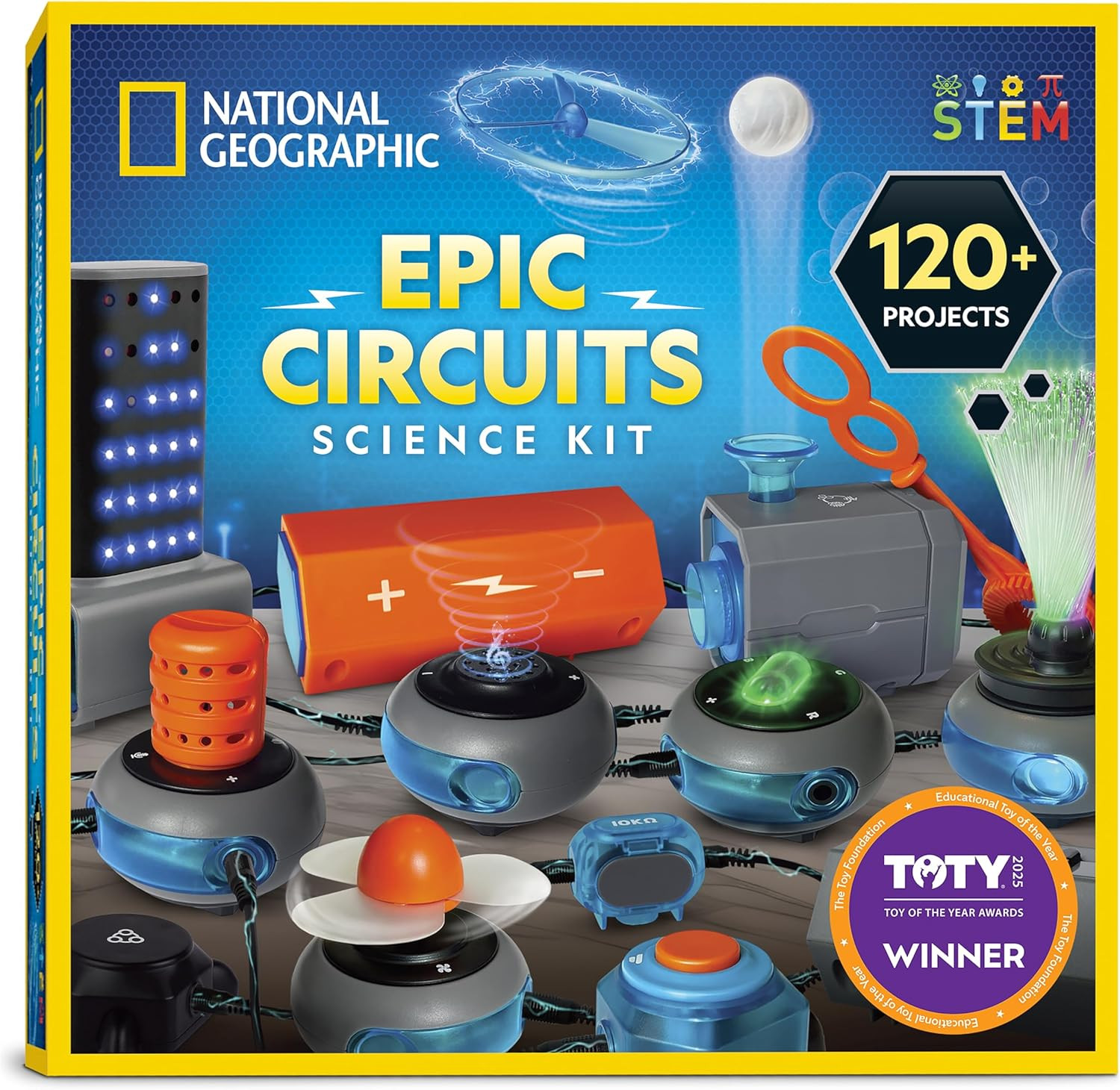 National Geographic Circuit Maker Kit - 120 Electronic Projects Set with Circuit