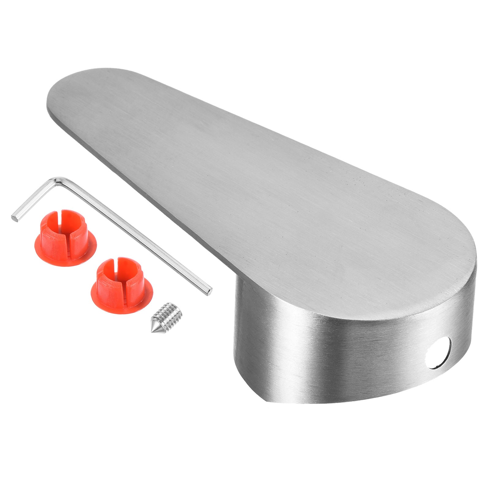 35# Single Lever Faucet Handle for Kitchen 4"x1.7" Silver