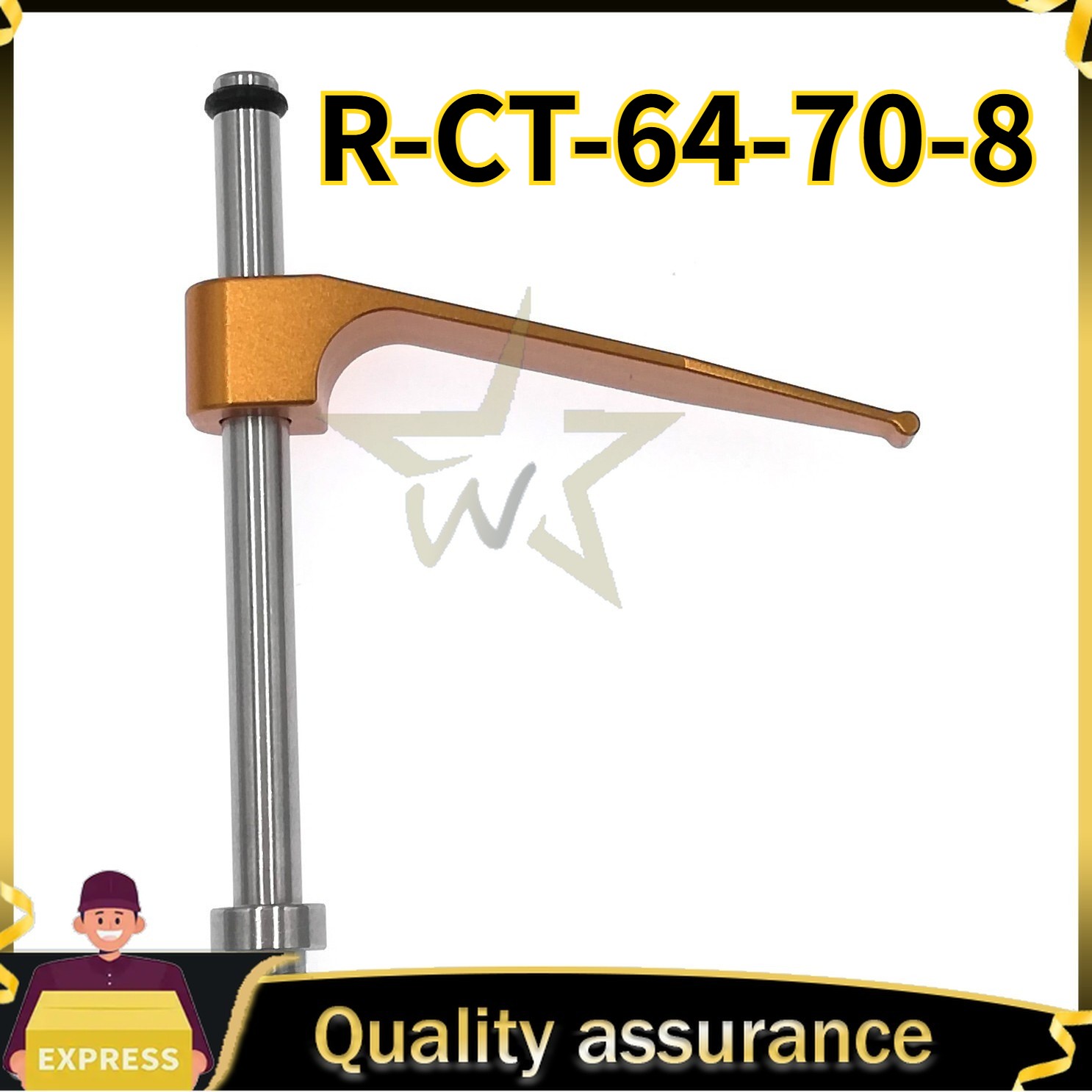 R-CT-64-70-8 CMM Swift Fix Tension Clamp Fixtures Inspection Tooling M8 Thread