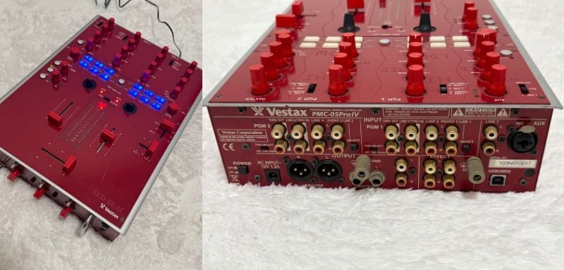 Vestax PMC-05ProIV DJ Mixer, Tested and Working, Limited Edition Color, Analog