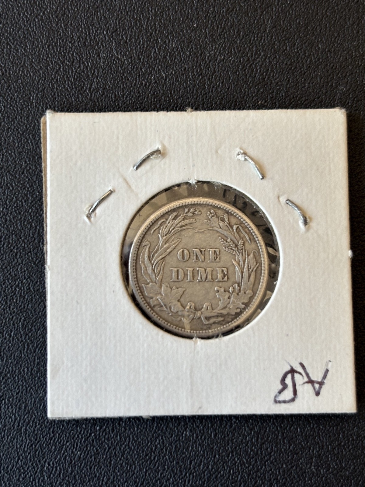 1914 BARBER DIME - 90% silver - 10C