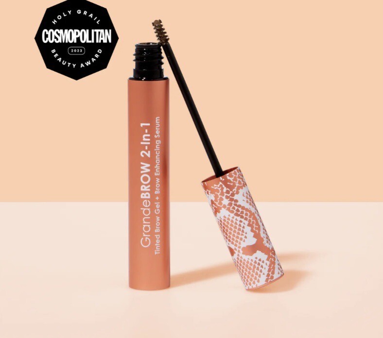 Grande Brow 2-in-1 Tinted Brow Gel + Award Winning AUBURN Brow Enhancing System