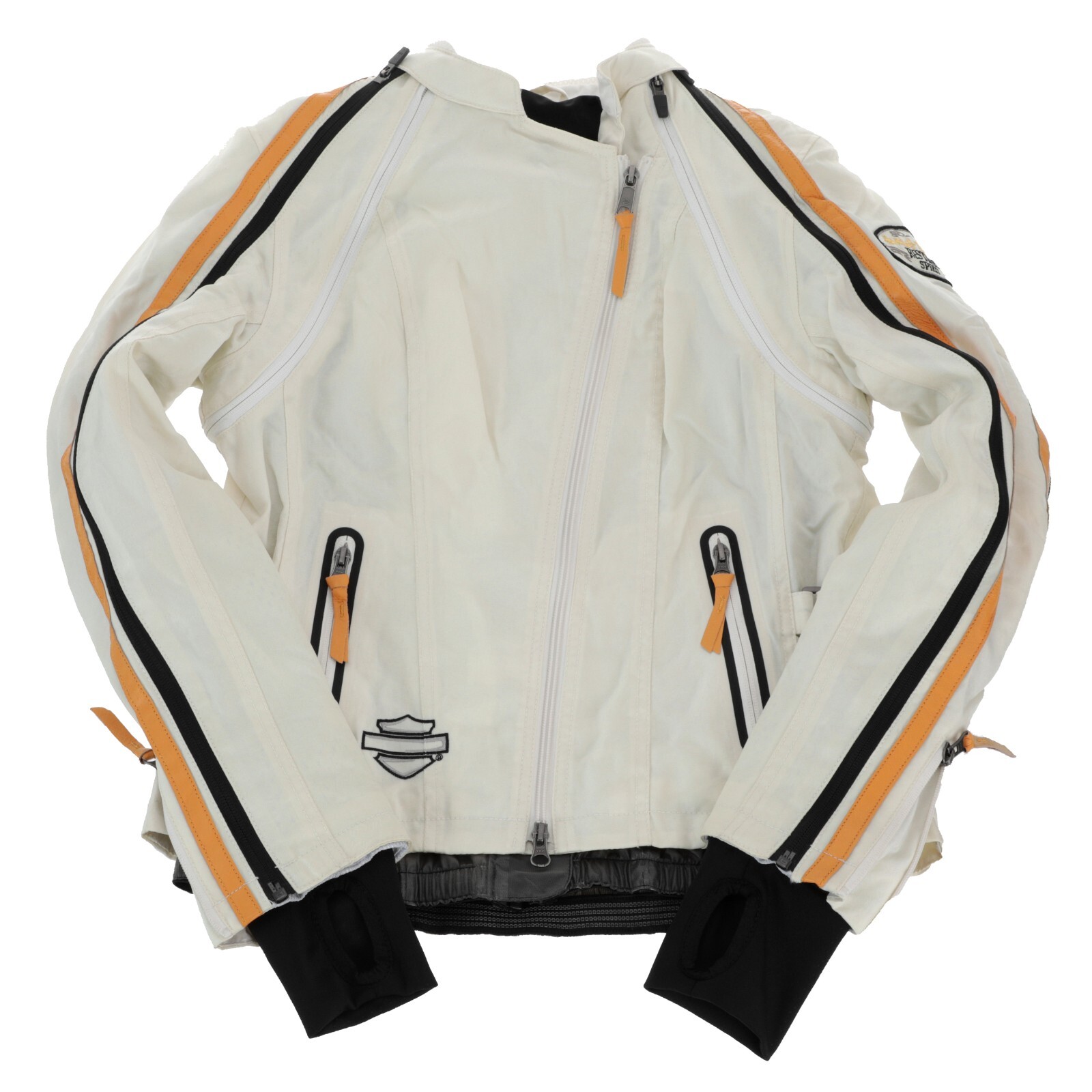 Womens Harley Davidson Cream Jacket Small