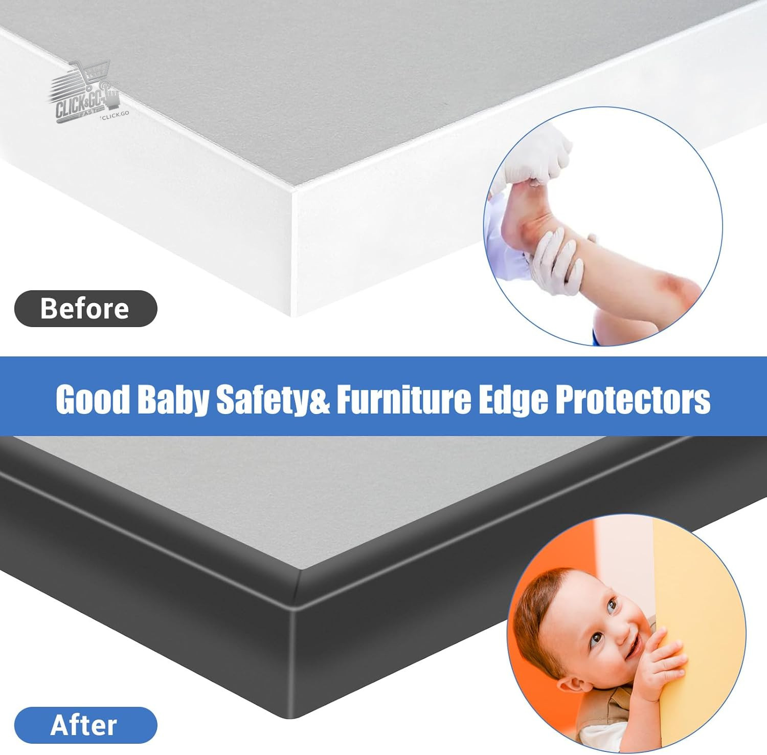 Rubber Edge U 45mm Self Adhesive 6m Edge Protection Flexible Wood Black Antiurt