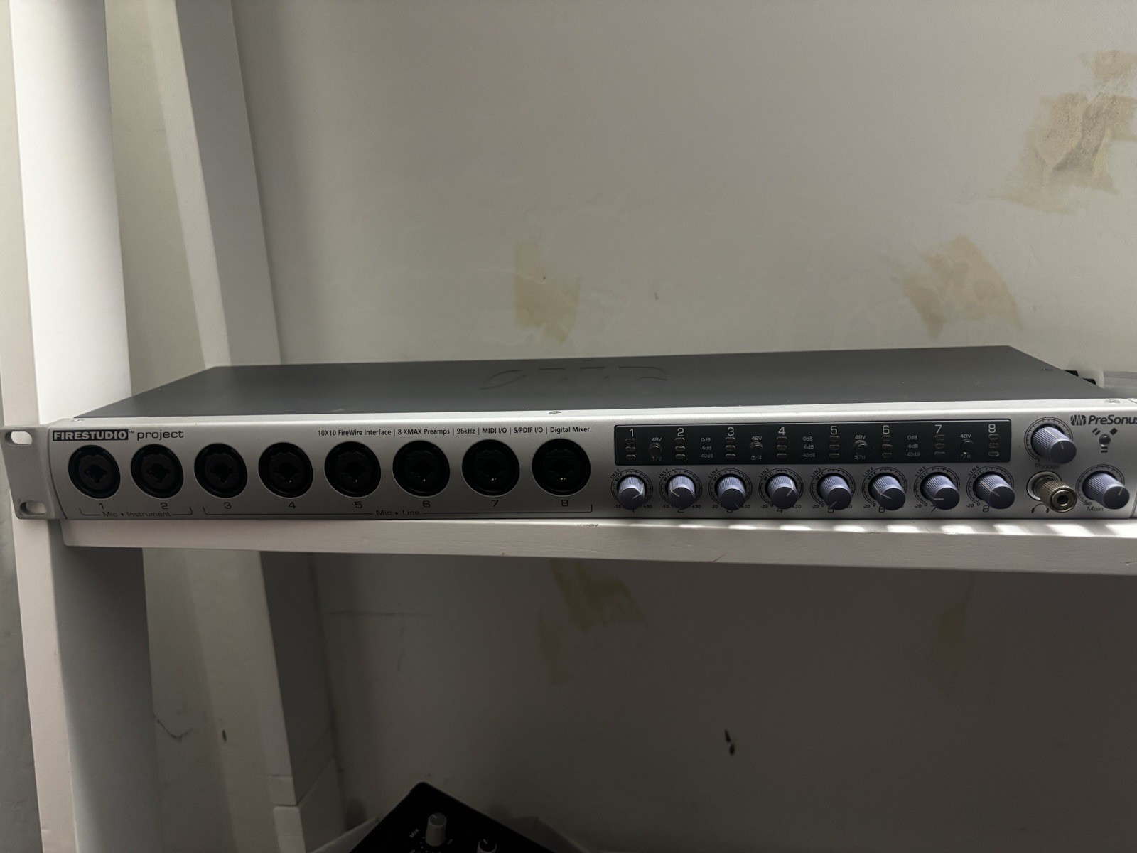 PreSonus FIRESTUDIO Project Digital 10X10 FireWire Recording Interface Mixer