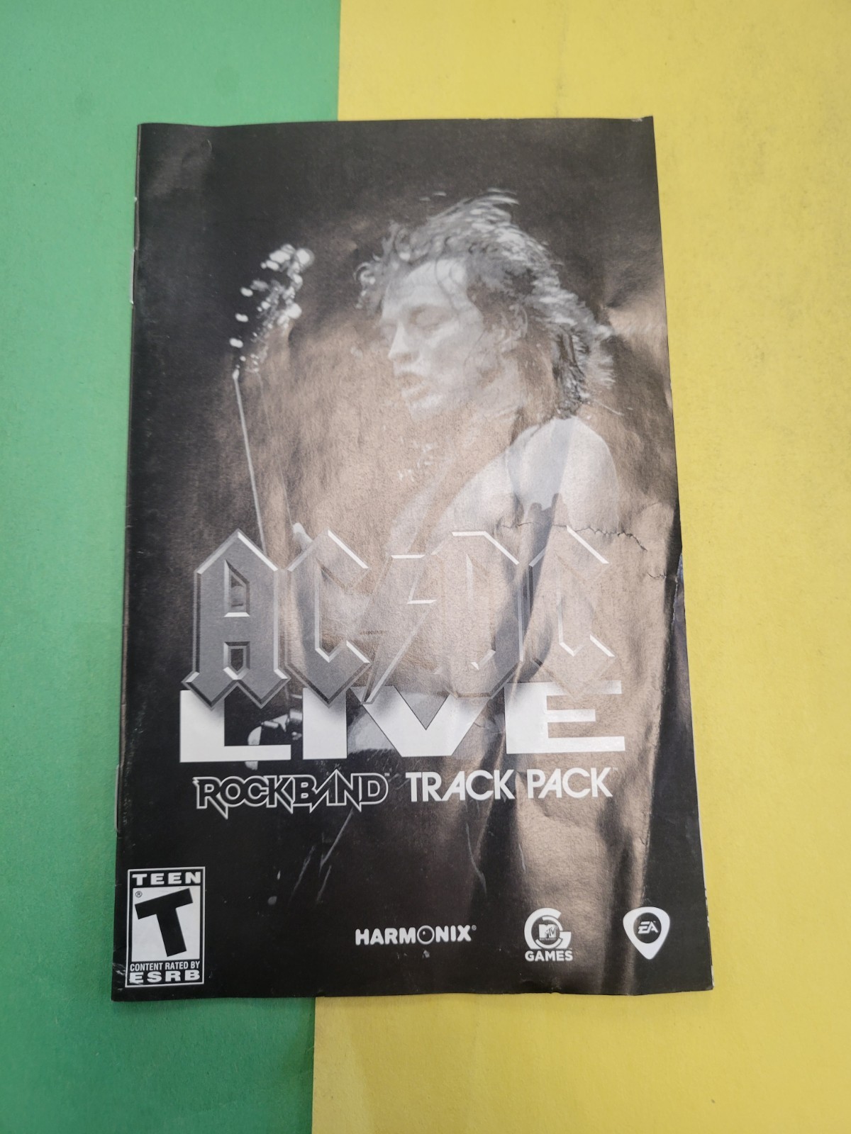 (Manual Only) AC/DC Live Rock Band Track Pack - Sony Playstation 2