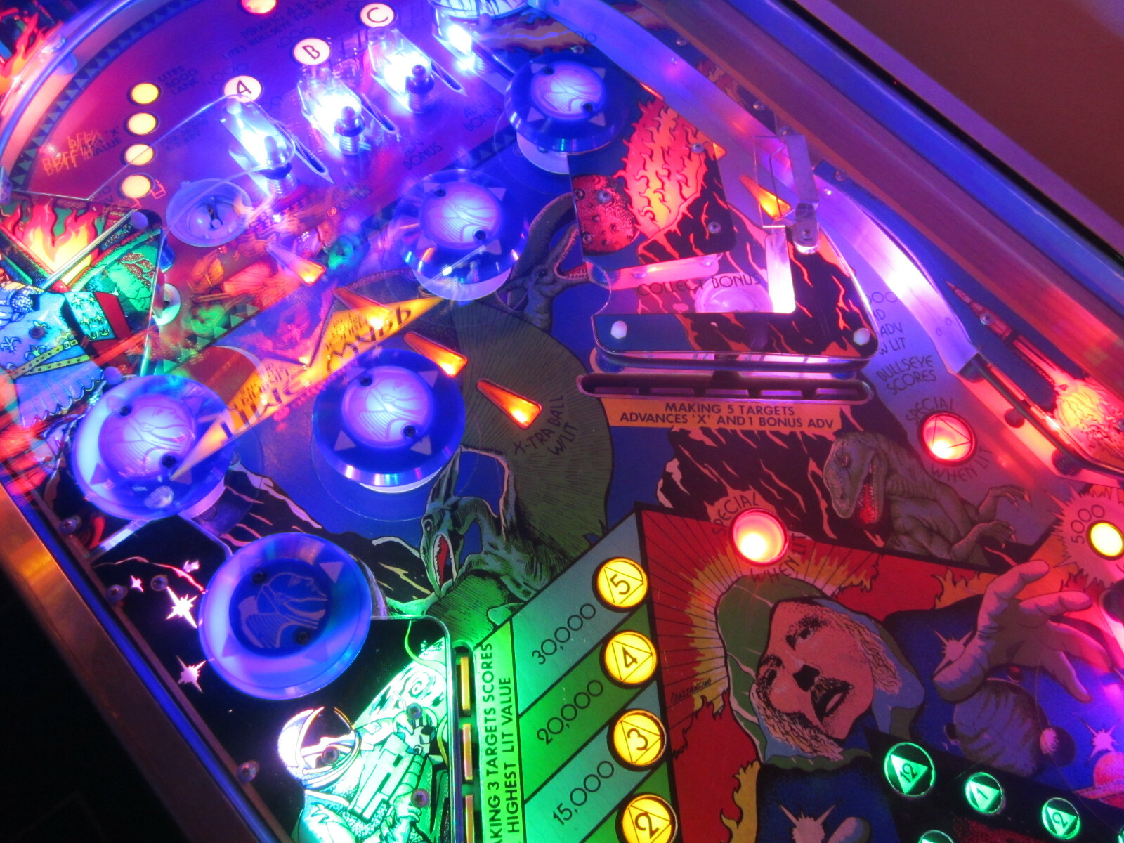 TIME WARP Pinball LED Lighting Kit custom SUPER BRIGHT KIT