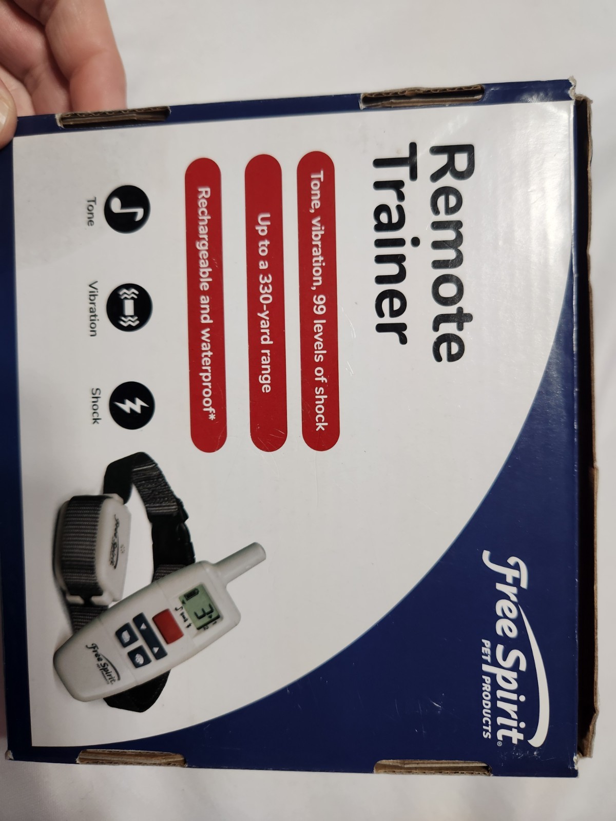 Free Spirit Remote Trainer (FSBM-TRN) & Dog Collar Working Open Box