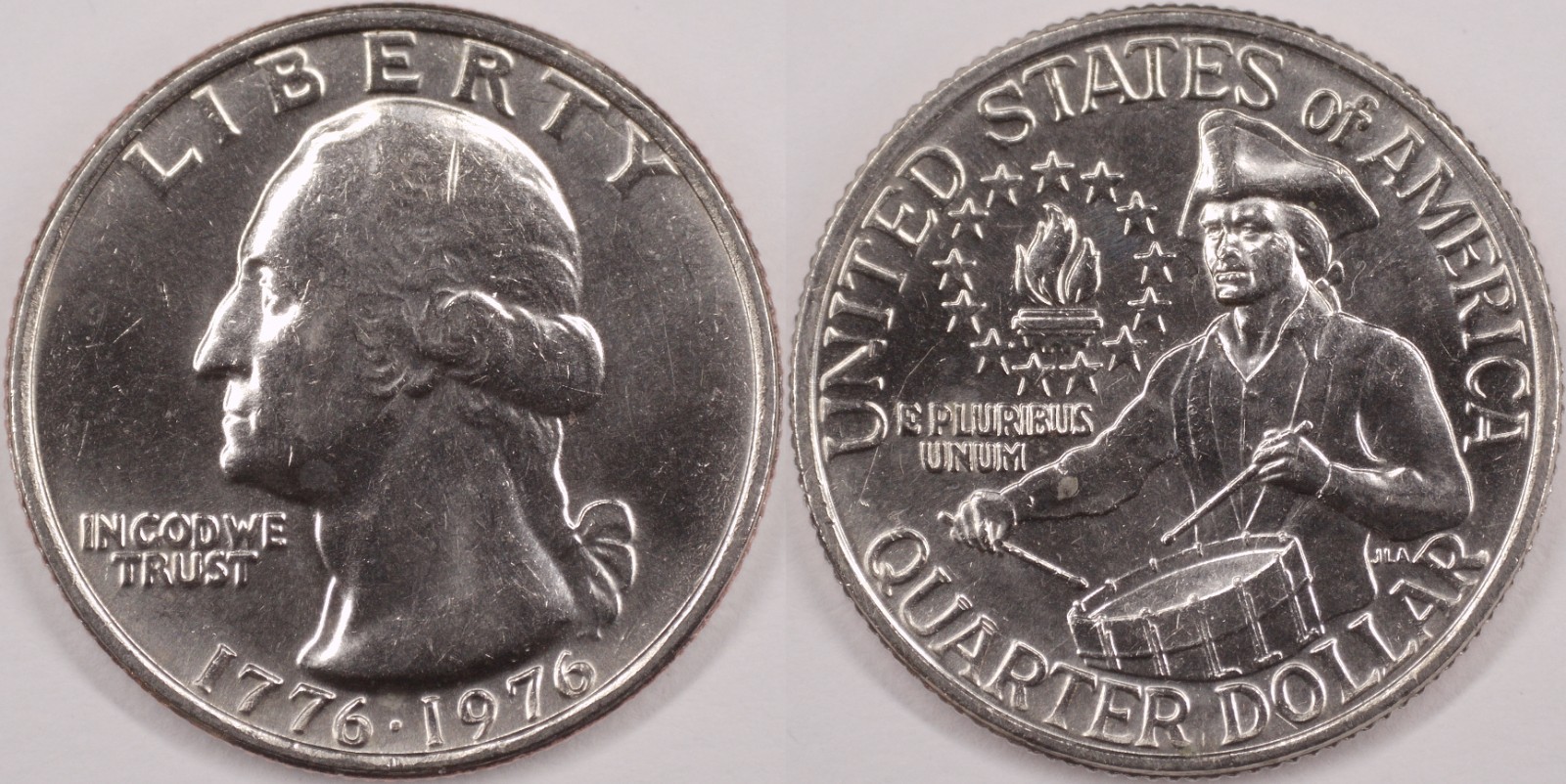 United States 1976 25 Cents [Bicentennial] Washington Quarter KM#204 Clad