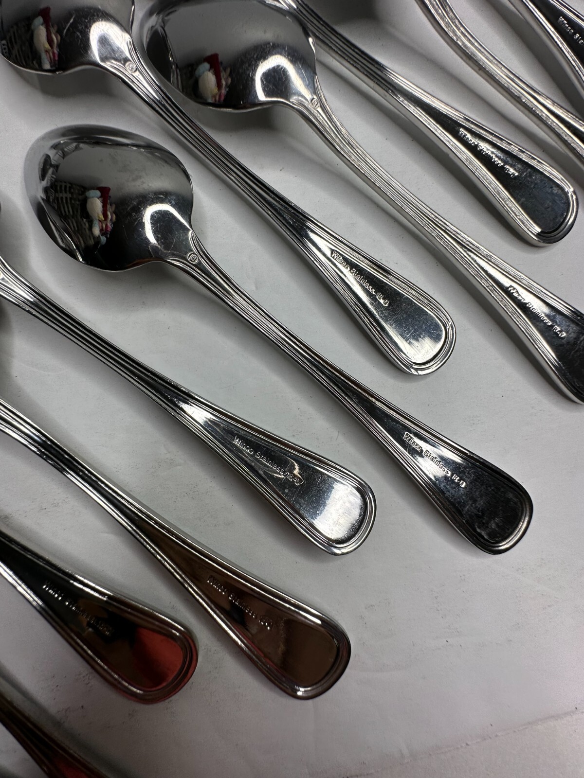 Winco Shangri-La Glossy Stainless Flatware Replacement 25 Pc fork Spoon Knife