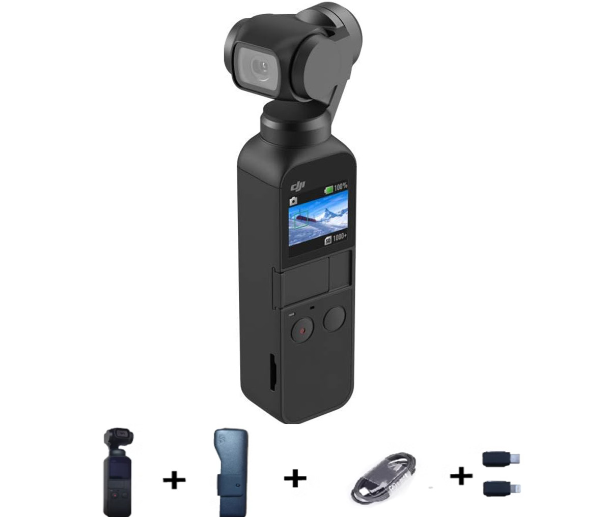 DJI Osmo Pocket Handheld 3-Axis Stabilizer Camera（Pocket 1）-90%NEW