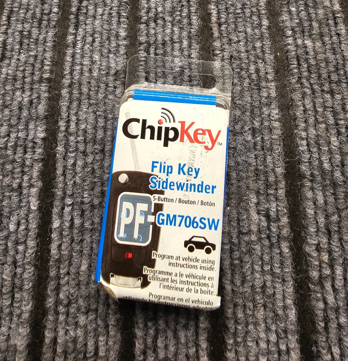 CHIPKEY PF-GM706SW: 5 Button Flip Key Sidewinder Replcement