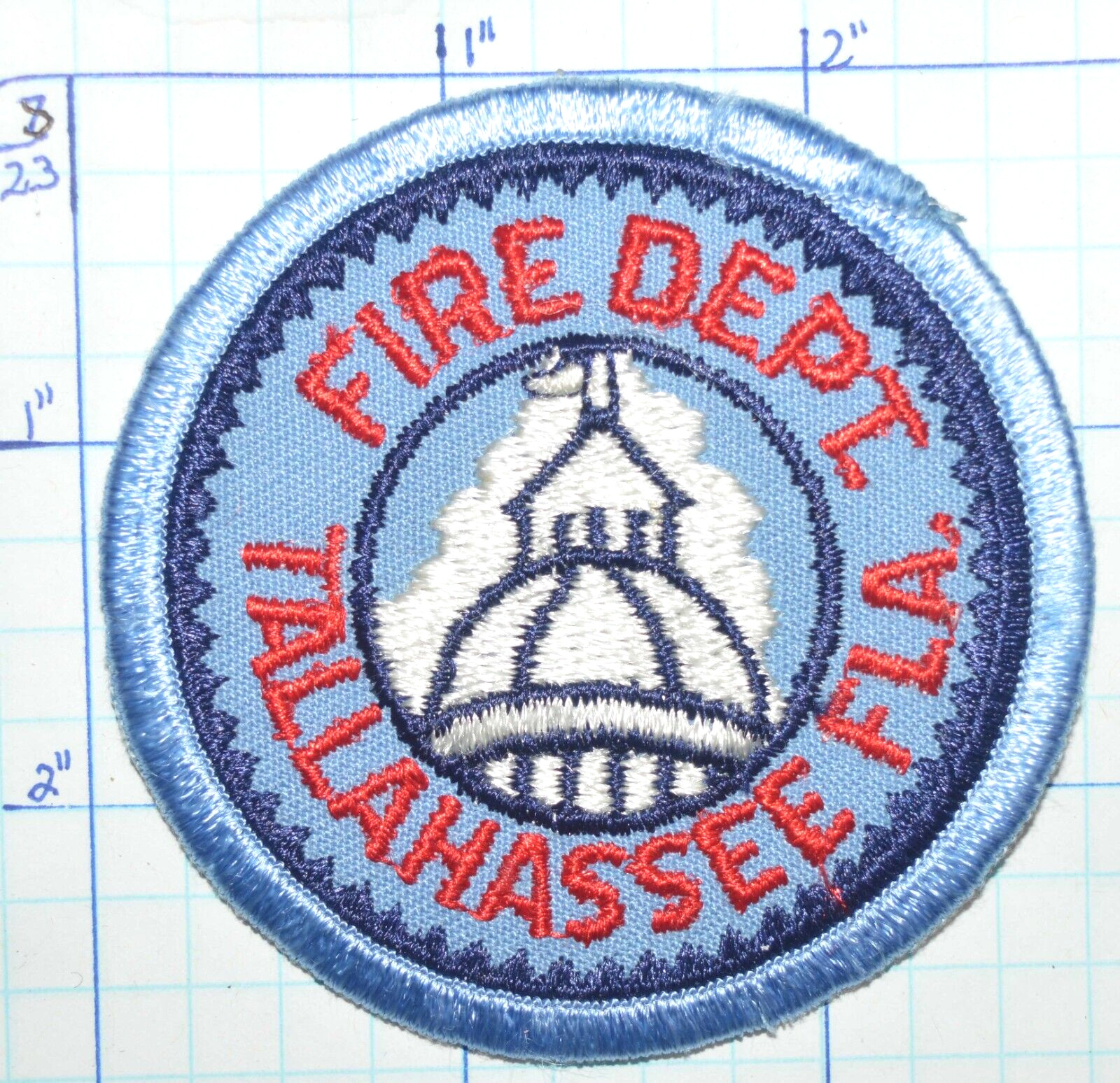 FLORIDA, CITY OF TALLAHASSEE FIRE DEPT ROUND PATCH