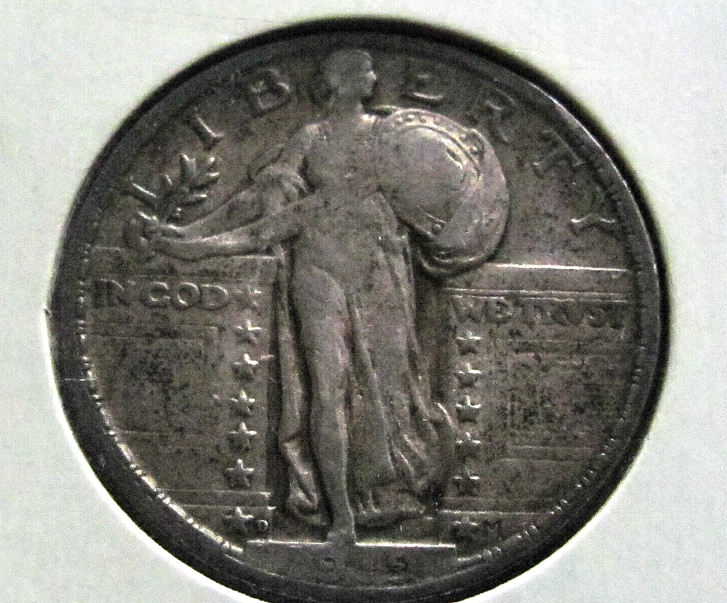 1919 D STANDING LIBERTY QUARTER, ORIGINAL, NICE