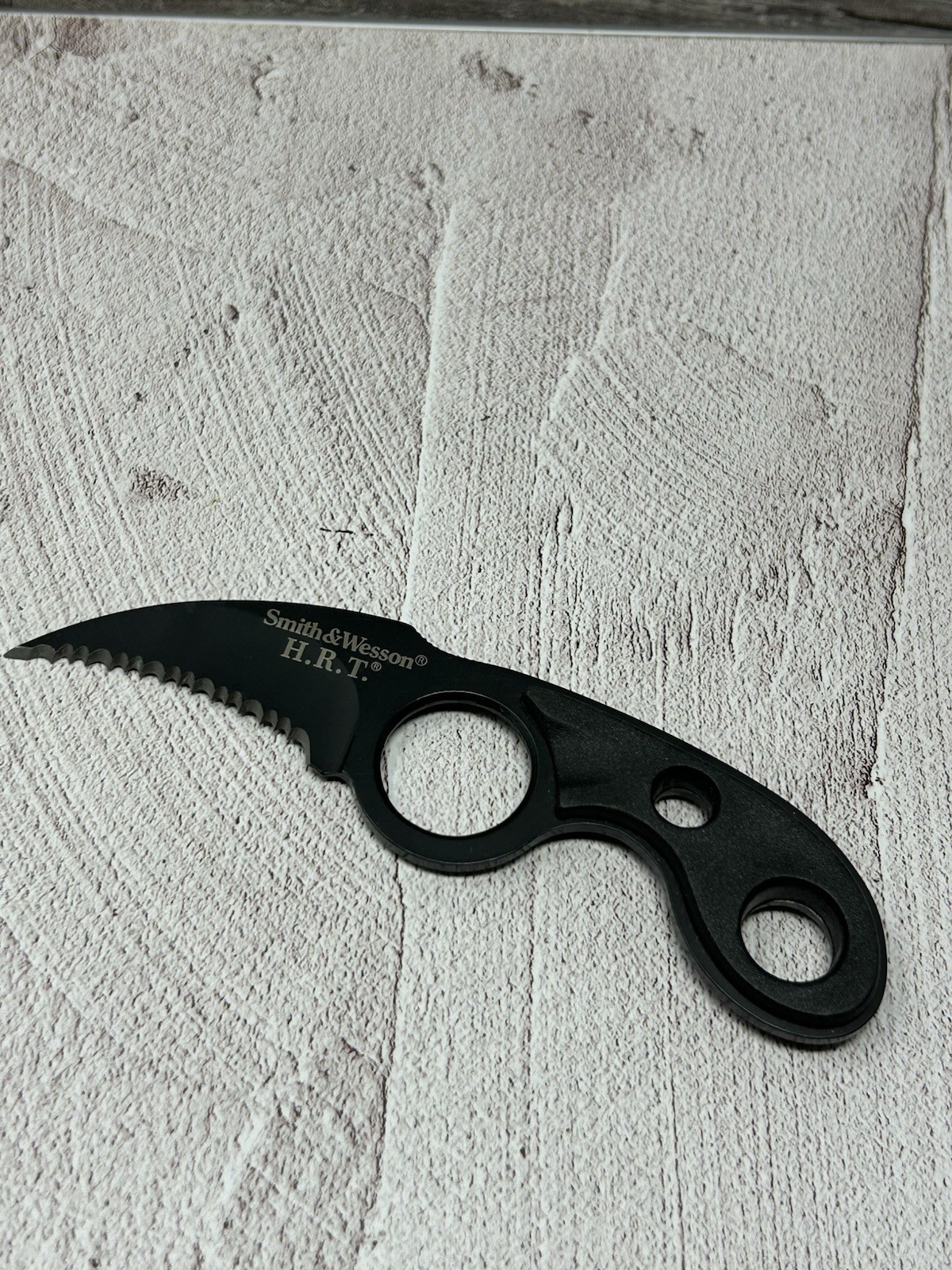 Smith & Wesson HRT Knife, Serrated Karambit Claw, EDC Neck Knife