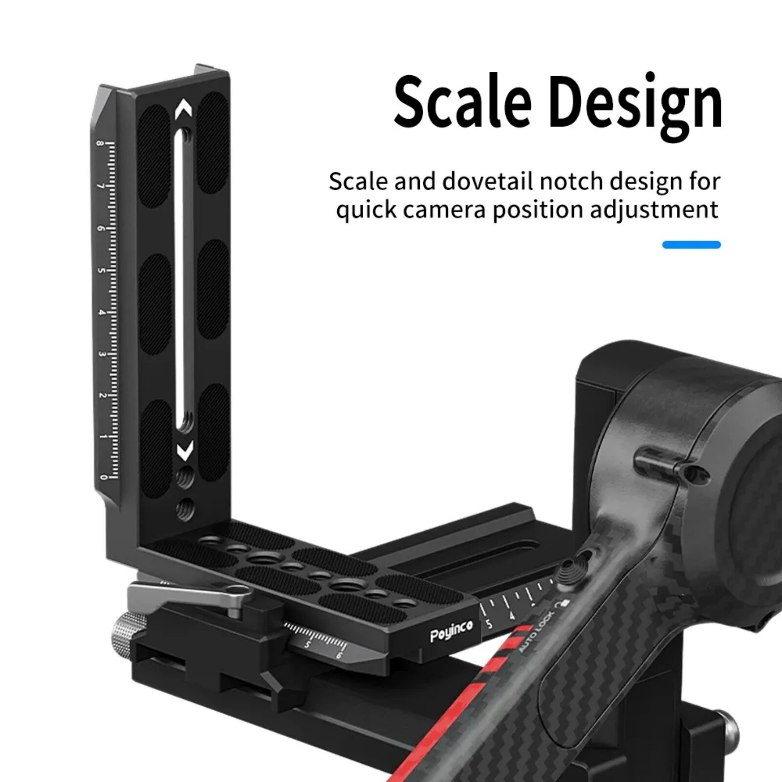 L Bracket Quick Release Plate for DJI RS4 RS3 RS2 Gimbal Arca Swiss Mount