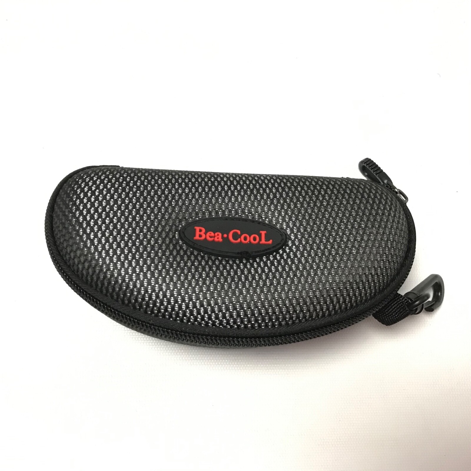 Bea Cool Sunglasses Hard Case Zipper Black Gray New