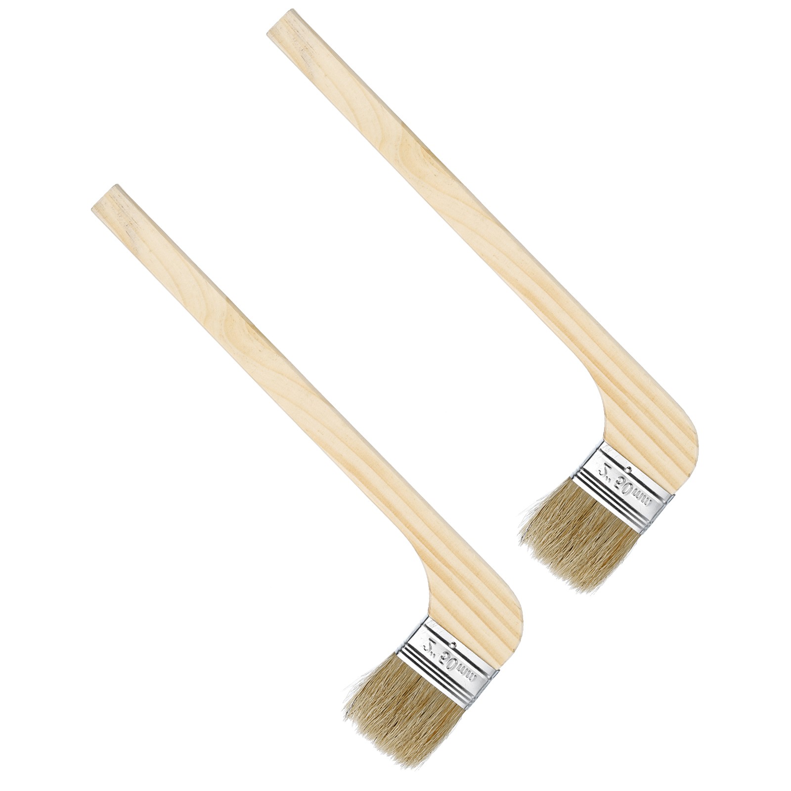 2Pcs Paint Brush 2" Width Variety Angle Bend Radiator Paint for Painting
